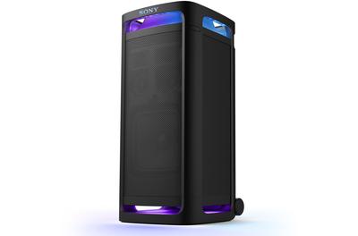 Аудио система Sony ULT TOWER 9AC, Bluetooth 5.3, 2 режима ULT Power Sound, X-Balanced тонколони, Звук и светлини 360, Парти функции, Черен