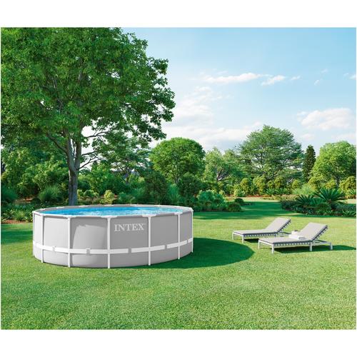 Басейн Intex 26726NP Prism Frame, С филтрираща помпа, стълба и подложка, 4.57 м x 1.22 м Басейн Intex 26726NP Prism Frame, С филтрираща помпа, стълба и подложка, 4.57 м x 1.22 м
