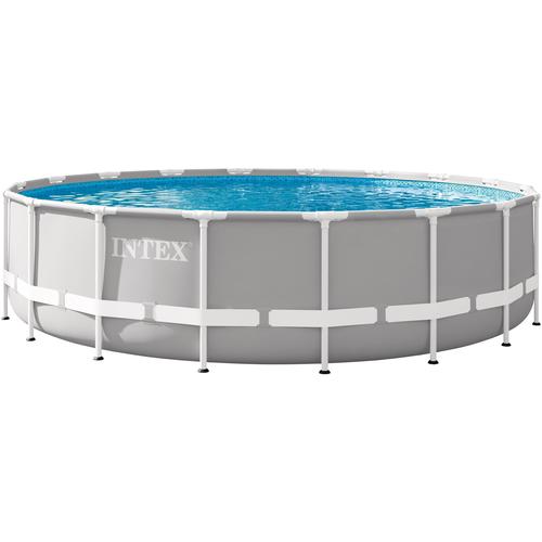 Басейн Intex 26732NP Prism Frame, С филтрираща помпа, стълба и подложка, 5.47 м x 1.22 м