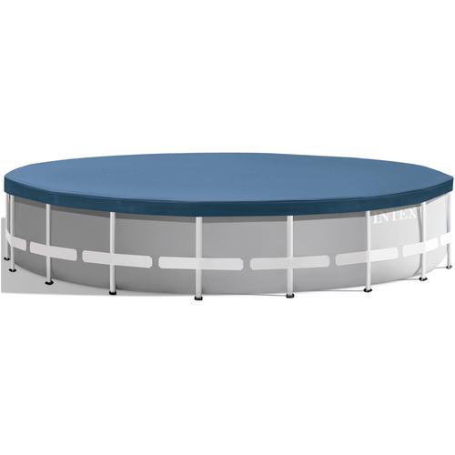 Басейн Intex 26756NP Prism Ultra Frame, С филтрираща помпа, стълба и подложка, 6.1 м x 1.32 м