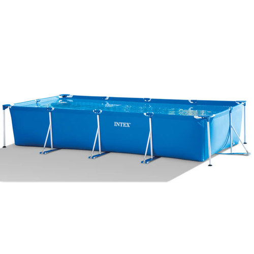 Басейн Intex, Правоъгълен, Метална рамка, 4.5 м x 2.2 м