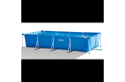 Басейн Intex, Правоъгълен, Метална рамка, 4.5 м x 2.2 м