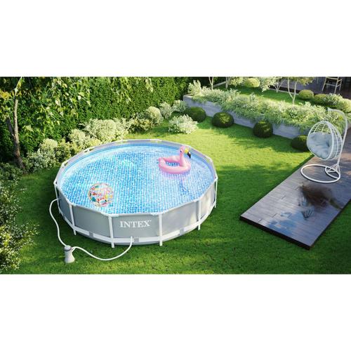Басейн Intex Prism Frame Premium 26712NP, С помпа за филтриране, 3.66 м x 76 см Басейн Intex Prism Frame Premium 26712NP, С помпа за филтриране, 3.66 м x 76 см