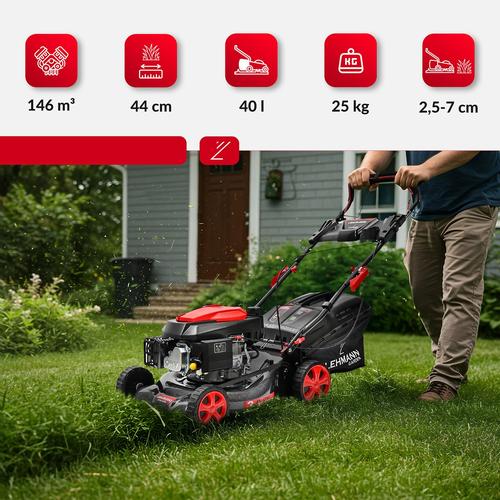 Бензинова косачка за трева, самоходна, Lehmann Festuca, 6HP, 146CC, работна ширина 42cm