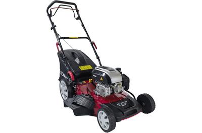 Бензинова косачка за трева, самоходна, Steinhaus PRO-GLM510, 171cc, 4.1HP, ширина на косене 51 cm, 7 нива на косене, височина на косене 25-75 mm, 60 L колекторна торба, косене/събиране/мулчиране