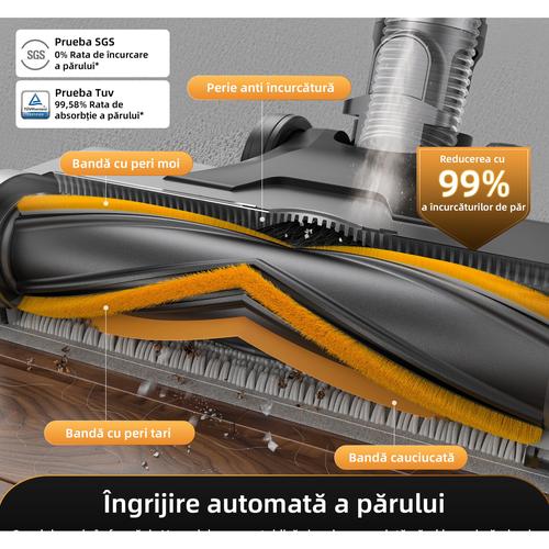 Безжична вертикална прахосмукачка Proscenic, P15, 580W, 60 kPa, контейнер за прах 1.5L, 70 мин, зелени LED светлини Безжична вертикална прахосмукачка Proscenic, P15, 580W, 60 kPa, контейнер за прах 1.5L, 70 мин, зелени LED светлини