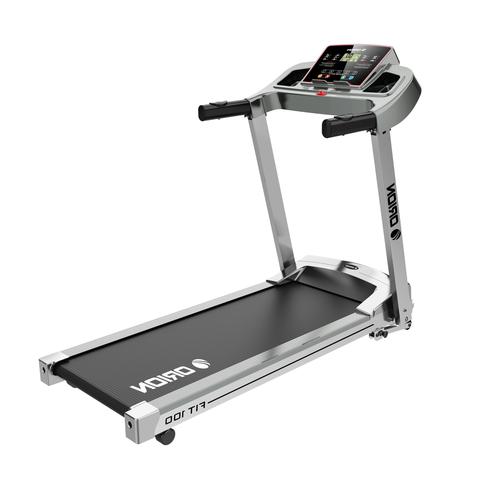 Бягаща пътека Orion Fit 100, 2 HP мотор, Bluetooth Fitshow, Предварително зададени програми, Максимално тегло на потребителя 100 кг, Ръчен наклон, сгъваем, Сензори за пулс, 0.8-12km/h