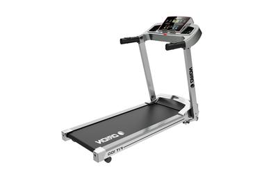 Бягаща пътека Orion Fit 100, 2 HP мотор, Bluetooth Fitshow, Предварително зададени програми, Максимално тегло на потребителя 100 кг, Ръчен наклон, сгъваем, Сензори за пулс, 0.8-12km/h