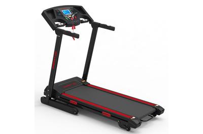 Бягаща пътека с автоматичен наклон Energy Fit MT10A, Максимална скорост 12 км/ч, Максимално тегло на потребителя 130 кг, mp3 вход, USB, Вградени високоговорители, Сгъваема, Транспортни колела