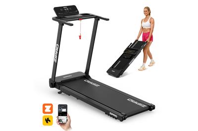 Електрическа бягаща пътека Zipro Forma, 720W, 12 програми, повърхност 120x40см, черна