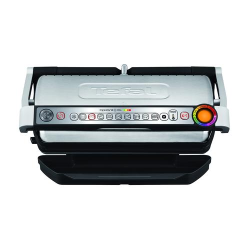 Електрическа скара Tefal GC724D12 OptiGrill+ XL Snacking & Baking, 2000W, 9 програми за готвене, Индикатор за ниво на готвене, Сваляеми плочи, Сребрист Електрическа скара Tefal GC724D12 OptiGrill+ XL Snacking & Baking, 2000W, 9 програми за готвене, Индикатор за ниво на готвене, Сваляеми плочи, Сребрист