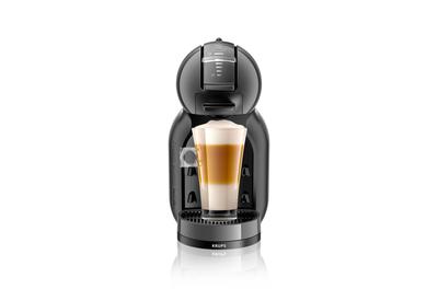 Еспресо машина с капсули KRUPS NESCAFE® Dolce Gusto® Mini Me KP123810, Налягане 15 бара, 1500W, Капацитет на резервоара 0.8 л, Функция Eco, Сив