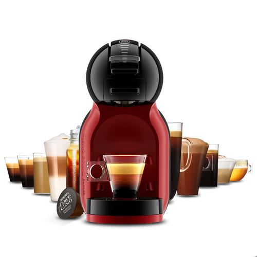 Еспресо машина с капсули KRUPS NESCAFE® Dolce Gusto® Mini Me KP123H10, 1500W, Капацитет на резервоара 0.8 л, Налягане 15 бара, Технология Play & Select, Функция Eco, Червен/Черен