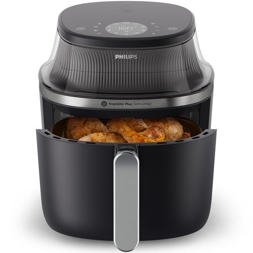 Фритюрник с горещ въздух Philips Airfryer NA321/00 Series 3000, Компактен, Дигитален, 1400 W, Капацитет 4.2 л, Дигитален дисплей, Прозорец, Функции за готвене 16 в 1, 12 предварително зададени програми, Лесно почистване, Черен със сребриста дръжка Фритюрник с горещ въздух Philips Airfryer NA321/00 Series 3000, Компактен, Дигитален, 1400 W, Капацитет 4.2 л, Дигитален дисплей, Прозорец, Функции за готвене 16 в 1, 12 предварително зададени програми, Лесно почистване, Черен със сребриста дръжка