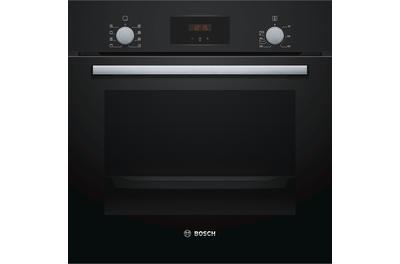 Фурна за вграждане Bosch HBF153EB0, Електрически, 66 л, EcoClean Direct Самопочистваща се скара, Телескопична опора, 3D конвекция, Клас A, Черен/Сребрист