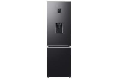 Хладилник с фризер Samsung RB34C652EB1/EF, 341 л, Total No Frost, All-Around Cooling, Дигитален инверторен компресор, Диспенсър за вода, WiFi, Клас Е, H 185 см, Dark Inox