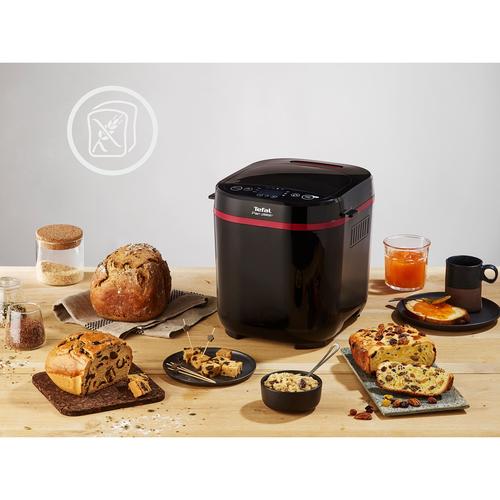 Хлебопекарна Tefal Pain Plaisir PF220, 700 W, 1000 гр, 3 настройки, 17 програми, Черен
