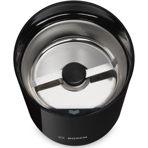 Кафемелачка Bosch TSM6A013B, 180 W, 75 гр, Ножове от неръждаема стомана, Черна