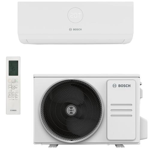 Климатик Bosch Climate 3000i, 12000 BTU, A++/A+, Филтър за студен катализатор, Функция за избягване на потока, Функция за следване, Готовност за Wi-Fi, Бял