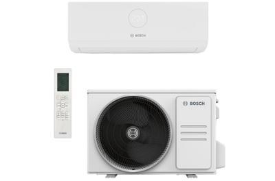 Климатик Bosch Climate 3000i, 12000 BTU, A++/A+, Филтър за студен катализатор, Функция за избягване на потока, Функция за следване, Готовност за Wi-Fi, Бял