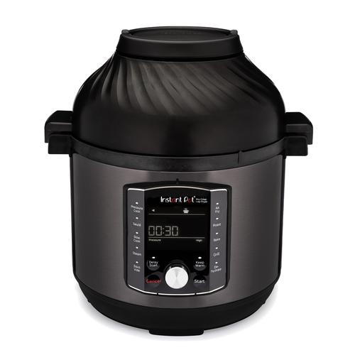 Комбиниран Instant Pot Pro Crisp 8Qt 140-0027-01-EU, Мултикукър & фритюрник, 8 л, 1500 W, 11 ф-ии за готвене, 2 подв капака, Готв под налягане и фритюрник