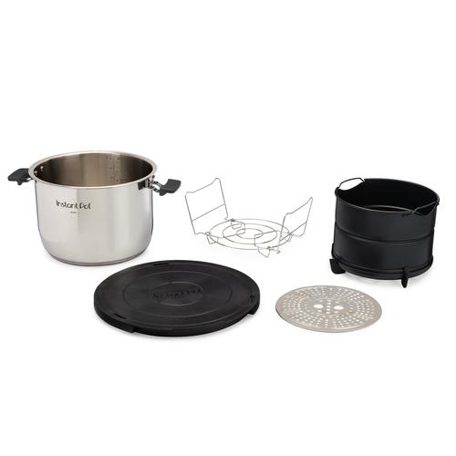Комбиниран Instant Pot Pro Crisp 8Qt 140-0027-01-EU, Мултикукър & фритюрник, 8 л, 1500 W, 11 ф-ии за готвене, 2 подв капака, Готв под налягане и фритюрник