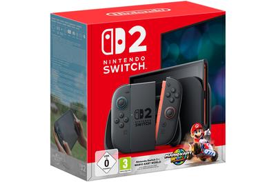 Конзола Nintendo Switch 2, Light Blue/Light Red JoyCon + Игра Mario Kart World Bundle