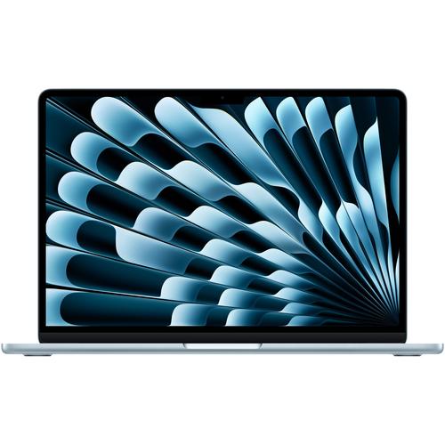 Лаптоп Apple MacBook Air 13", Apple M4, 10 CPU ядра и 10 GPU ядра, 16GB RAM, 512GB, Sky Blue, Международна клавиатура, RO ръководство