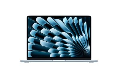 Лаптоп Apple MacBook Air 13", Apple M4, 10 CPU ядра и 10 GPU ядра, 16GB RAM, 512GB, Sky Blue, Международна клавиатура, RO ръководство