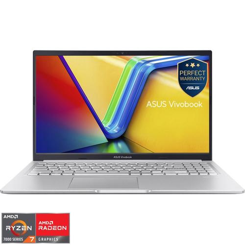 Лаптоп ASUS Vivobook 15 M1502YA, AMD Ryzen™ 7 7730U, 15.6'', Full HD, IPS, 16GB, 512GB SSD, AMD Radeon™ Graphics, No OS, Cool Silver