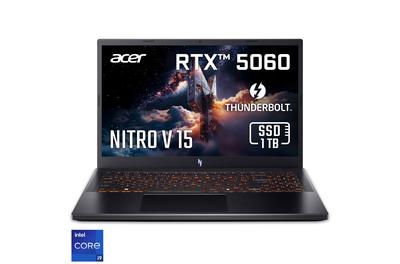 Лаптоп Gaming Acer Nitro V15 ANV15-52-95UT, Intel® Core™ i9-13900H до 5.4GHz, 15.6" Full HD, IPS, 165Hz, 32GB DDR4, 1TB SSD, NVIDIA® GeForce RTX™ 5060, No OS, Black