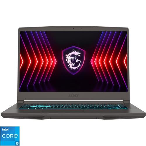 Лаптоп Gaming MSI Thin 15 B13VE, Intel® Core™ i5-13420H до 4.6GHz, 15.6'', IPS, Full HD, 144Hz, 16GB DDR4 RAM, 512GB SSD, NVIDIA® GeForce RTX™ 4050 6GB GDDR6, No OS, Cosmos Gray
