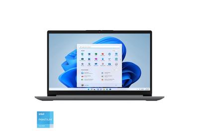 Лаптоп Lenovo IdeaPad 1 15IJL7, Intel® Pentium® Silver N6000, 15.6", Full HD, 4GB DDR4, 128GB eMMC, Intel® UHD Graphics, Windows® 11 Home in S mode, Cloud Grey