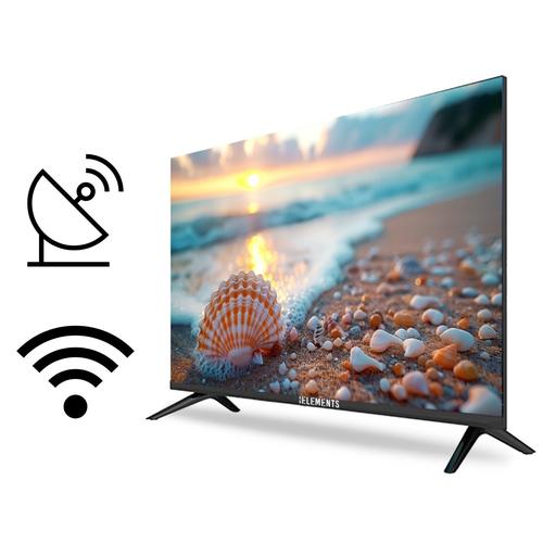 LED телевизор KB Elements 32''/80 см диагонал, Full HD, Smart TV, Dolby Audio, Android 14.0, БЕЗЖИЧНА ВРЪЗКА + ETHERNET, HIFI ВИСОКОГОВОРИТЕЛ, 3 x HDMI, 2 x USB, АНТЕНА AV ВИДЕО, Енергиен клас E ВХОД