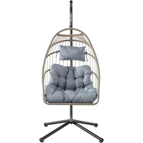 Люлка Kring Margarita, 80x60x116 см, h 195, Сив Люлка Kring Margarita, 80x60x116 см, h 195, Сив