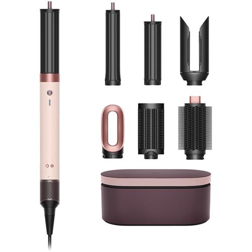 Маша за коса Dyson HS09 Airwrap Co-anda2x, За изправяне и вълнисти къдрици(Ceramic Pink, Rose Gold)