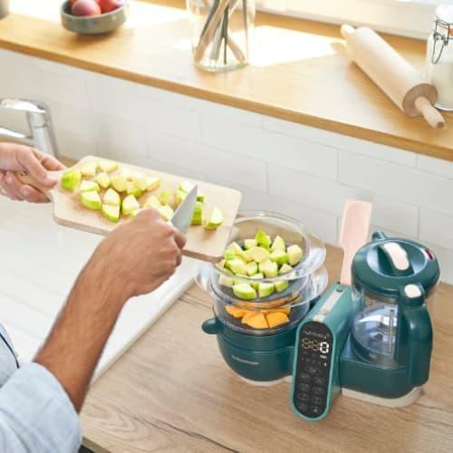 Мултифункционален кухненски робот 6 в 1 Babymoov Nutribaby+, Opal Green