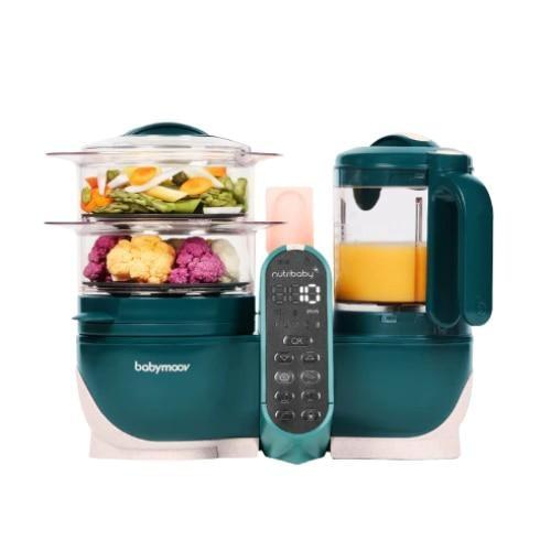 Мултифункционален кухненски робот 6 в 1 Babymoov Nutribaby+, Opal Green