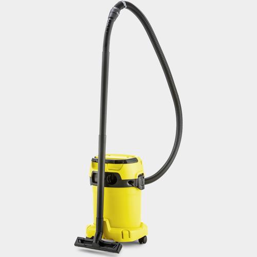 Мултифункционална прахосмукачка Karcher WD 3 V-17/4/20 1.628-127.0, Мокро и сухо прахосмукачка, 17 л, Маркуч 2 м, 1000 W, Хартиена филтърна торбичка, Функция обдухване, Жълт/Черен