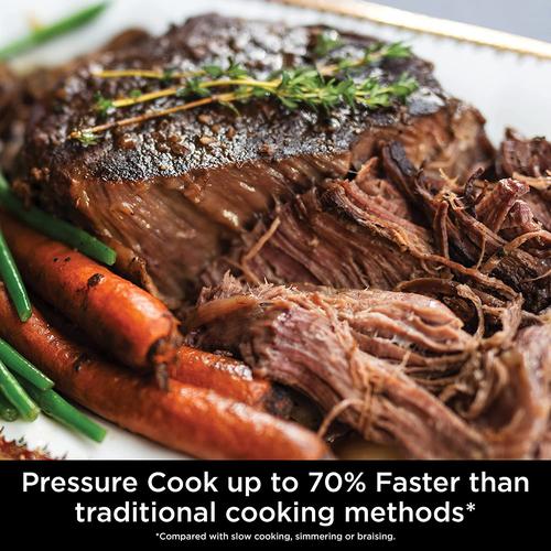 Мултикукър 14 in 1 Ninja OL750EU, 1760 W, 7.5 л, 14 програми, Черен/Сребрист