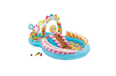 Надуваем басейн Intex - Candy Zone, 295 x 191 x 130 см
