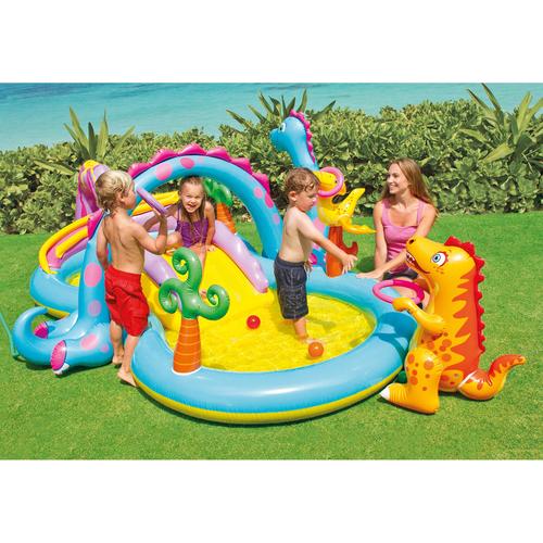 Надуваем басейн Intex - Dinoland, 302 x 229 x 112 см Надуваем басейн Intex - Dinoland, 302 x 229 x 112 см
