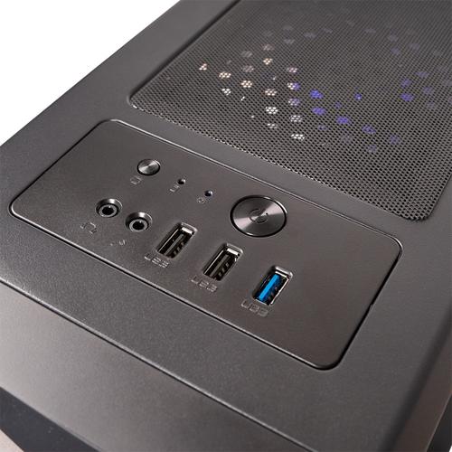 Настолен компютър Gaming APU Spacer Terminator, AMD Ryzen™ 3 3200G до 4.0GHz, 8GB DDR4, 512GB SSD, Radeon™ RX Vega 8 Graphics, No OS, Черен Настолен компютър Gaming APU Spacer Terminator, AMD Ryzen™ 3 3200G до 4.0GHz, 8GB DDR4, 512GB SSD, Radeon™ RX Vega 8 Graphics, No OS, Черен