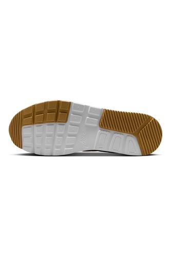 Nike, Спортни обувки Air Max с кожа, Бял/Светло сив/Оранжев Nike, Спортни обувки Air Max с кожа, Бял/Светло сив/Оранжев