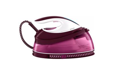 Парогенератор Philips PerfectCare Compact GC7842/40, 2400W, 6,5 бара, Непрекъсната парна струя 120 гр/мин, Парна струя 400 гр, Гладеща плоча SteamGlide, OptimalTemp, Резервоар 1,5 л, Система за отстраняване на котлен камък Smart Calc Clean