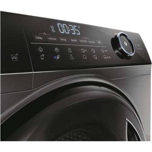 Пералня със сушилня Slim Haier HWD80-B14959S8U1S, Пране 8 кг, Сушене 5 кг, 1400 об/мин, Клас A, Motor Direct Motion, Wi-Fi, iRefresh, ABT, Pillow Drum, Dual Spray, Антрацит Пералня със сушилня Slim Haier HWD80-B14959S8U1S, Пране 8 кг, Сушене 5 кг, 1400 об/мин, Клас A, Motor Direct Motion, Wi-Fi, iRefresh, ABT, Pillow Drum, Dual Spray, Антрацит