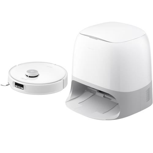 Прахосмукачка-робот Roborock Qrevo Curv RSD0712CE със станция за зареждане, 18500 pa, прахосмукачка, моп и смарт станция с автоматично изпразване, 66W, Lidar, 5200mAh батерия, AdaptLift, гласов асистент, въртящ се моп, бял/сребрист Прахосмукачка-робот Roborock Qrevo Curv RSD0712CE със станция за зареждане, 18500 pa, прахосмукачка, моп и смарт станция с автоматично изпразване, 66W, Lidar, 5200mAh батерия, AdaptLift, гласов асистент, въртящ се моп, бял/сребрист
