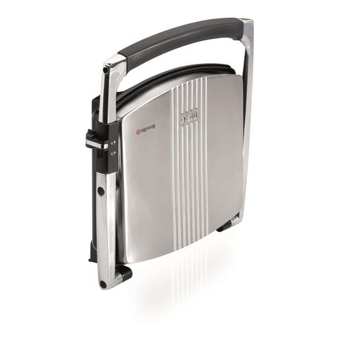Сандвич тостер Breville Panini Large VST026X-01, 2000 W, Капацитет 4 сандвича, Незалепващи плочи, Черен/Инокс Сандвич тостер Breville Panini Large VST026X-01, 2000 W, Капацитет 4 сандвича, Незалепващи плочи, Черен/Инокс