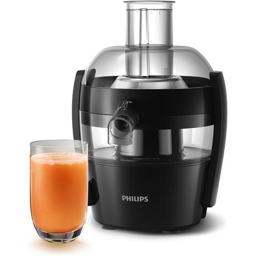 Сокоизстисквачка Philips Viva Collection HR1832/00, 500W, Технология Quick Clean, 1.5L, Аксесоар против капене, Черен Сокоизстисквачка Philips Viva Collection HR1832/00, 500W, Технология Quick Clean, 1.5L, Аксесоар против капене, Черен