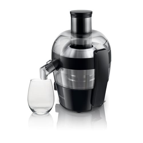 Сокоизстисквачка Philips Viva Collection HR1832/00, 500W, Технология Quick Clean, 1.5L, Аксесоар против капене, Черен Сокоизстисквачка Philips Viva Collection HR1832/00, 500W, Технология Quick Clean, 1.5L, Аксесоар против капене, Черен